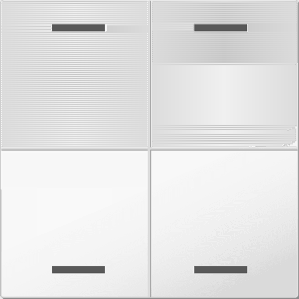 BE-TAL5504.01 KNX Push Button Lite 55 4 gang, White glossy finish